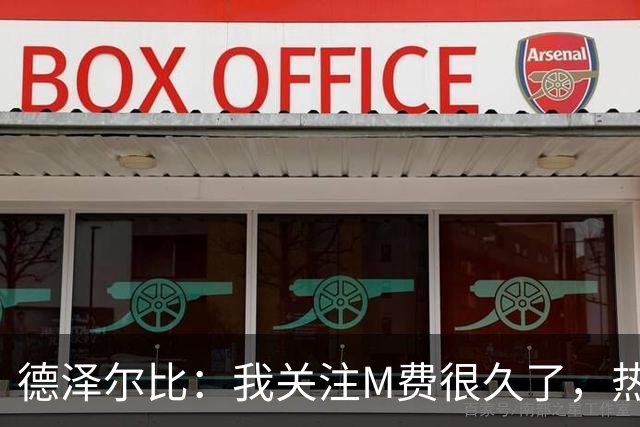 德泽尔比：我关注M费很久了，热刺会很适合他继续成长